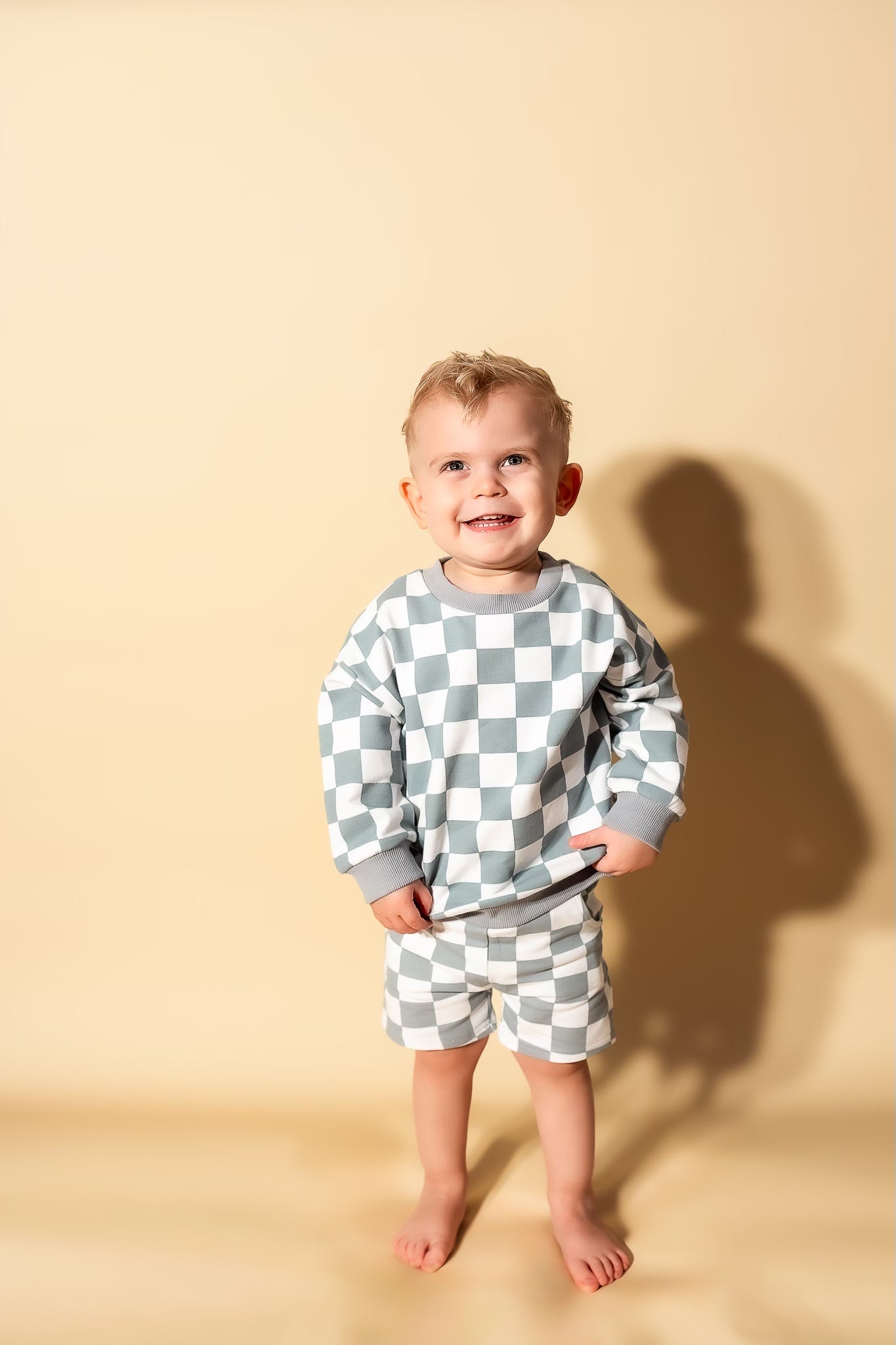 Blue Checkered Set