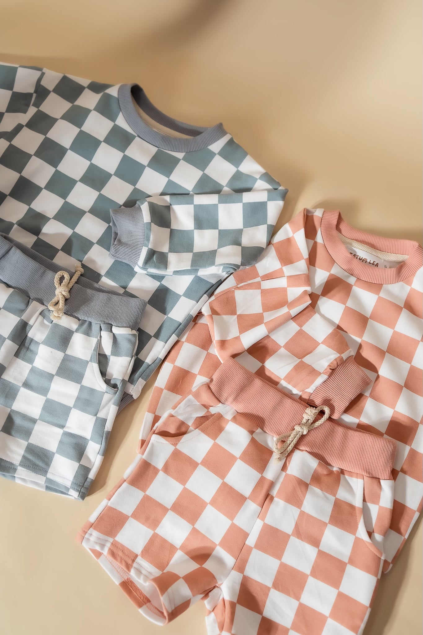 Pink Checkered Set
