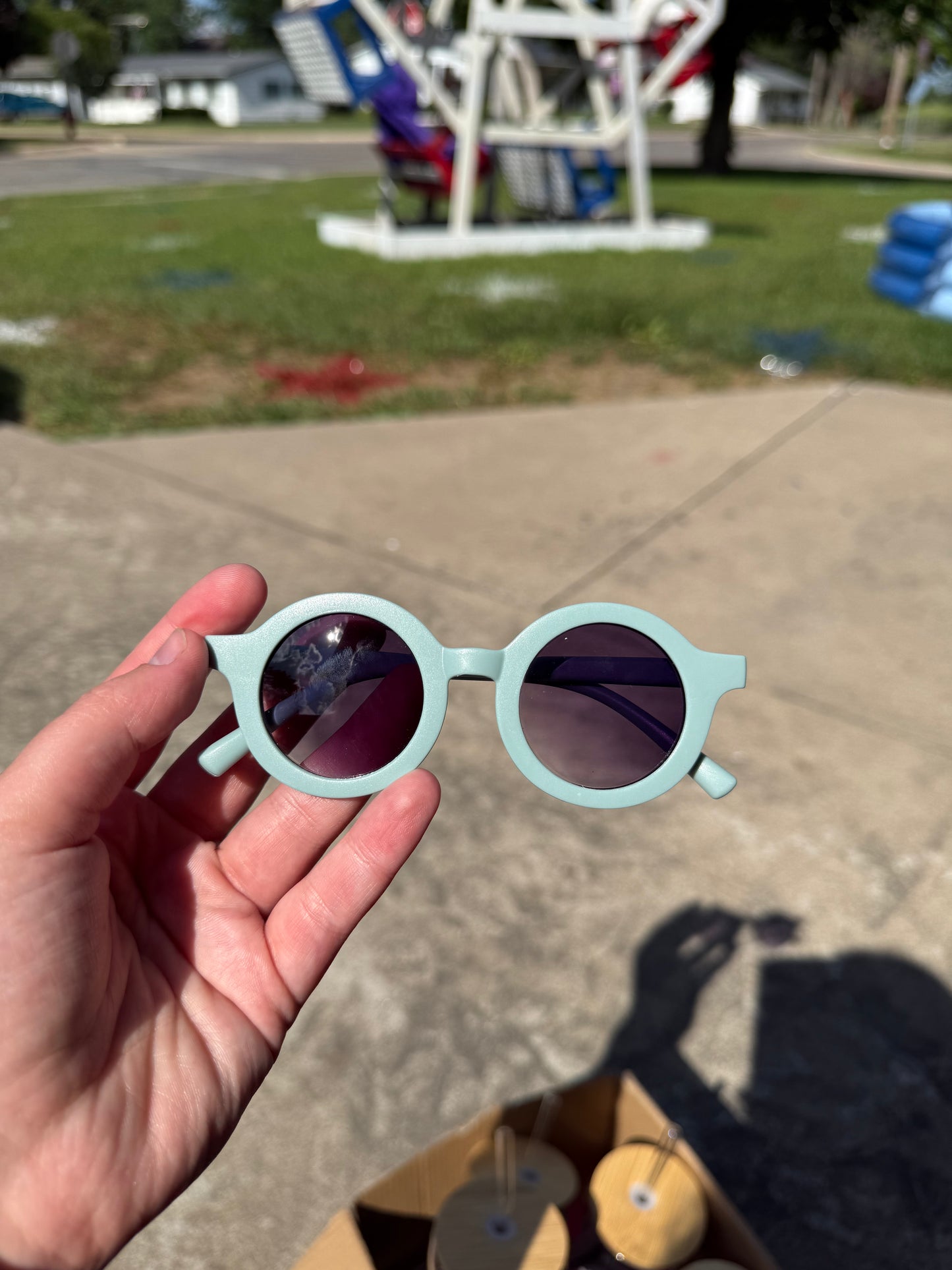 Teal Sunglasses